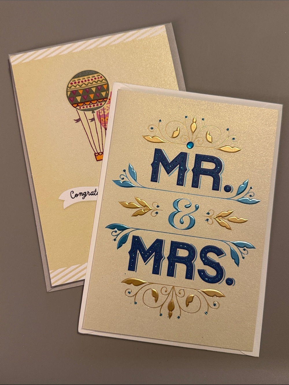 🌻 Bundle of 2 Hallmark Wedding / Engagement Cards
